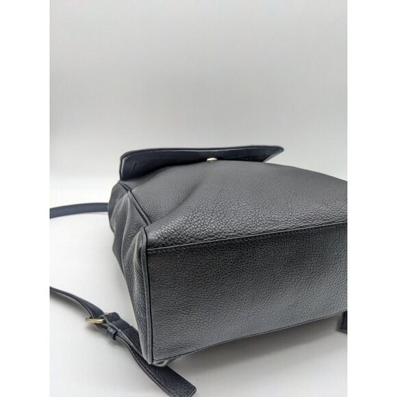 KATE SPADE NY genuine pebbled leather medium backpack- BLACK - Picture 10 of 12